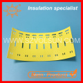 Étiquettes jaunes imprimables de marqueur de polyoléfine de VW-1 pour l&#39;identification de câble / fil